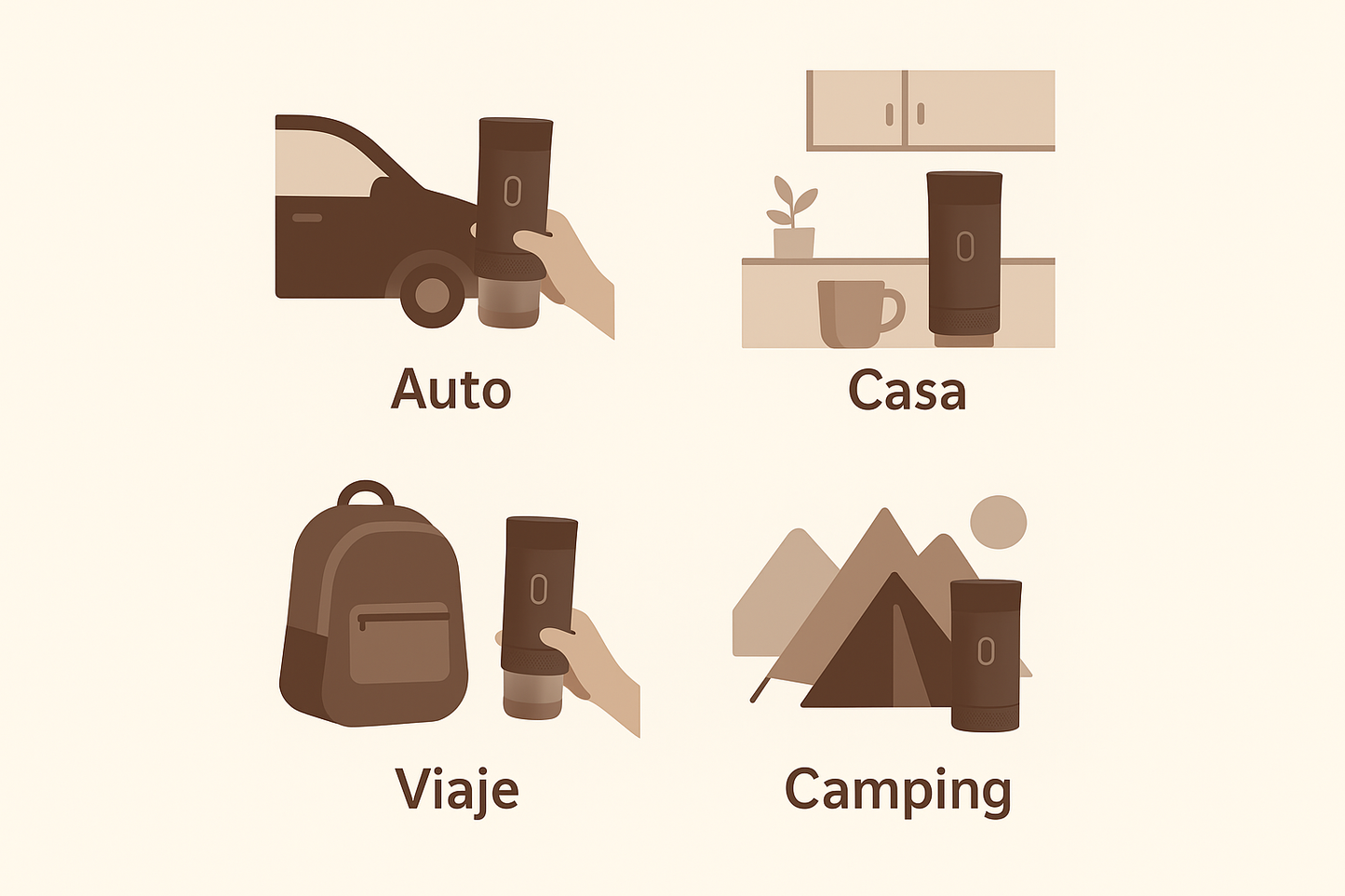 Oroma Barista – Cafetera Espresso Portátil 3 en 1.